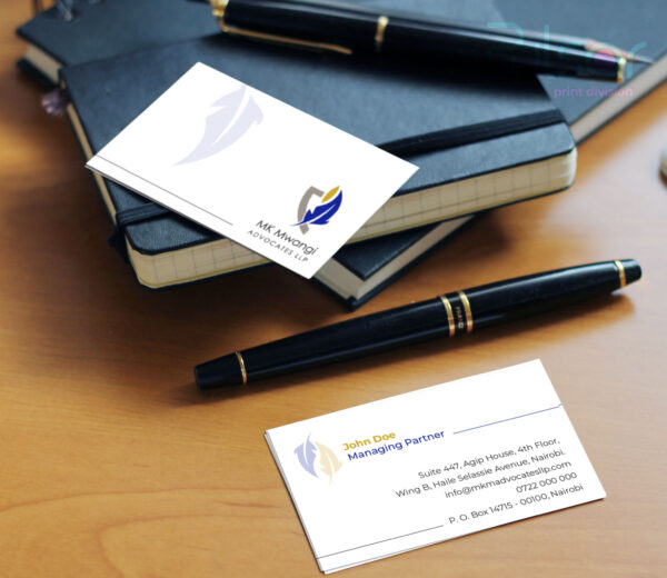 Creative Business Card Design and Printing for Companies, Nairobi, Kenya