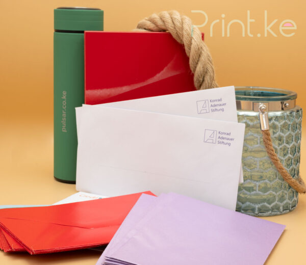 High Quality, Affordable, Branded, Coloured, Envelope Printing, Nairobi, Kenya