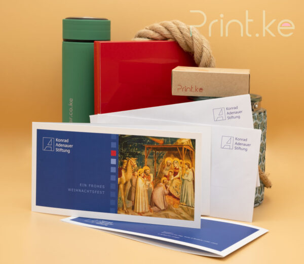 Corporate Christmas/Greeting Cards Design & Printing, With Personalised Envelopes Nairobi, Kenya