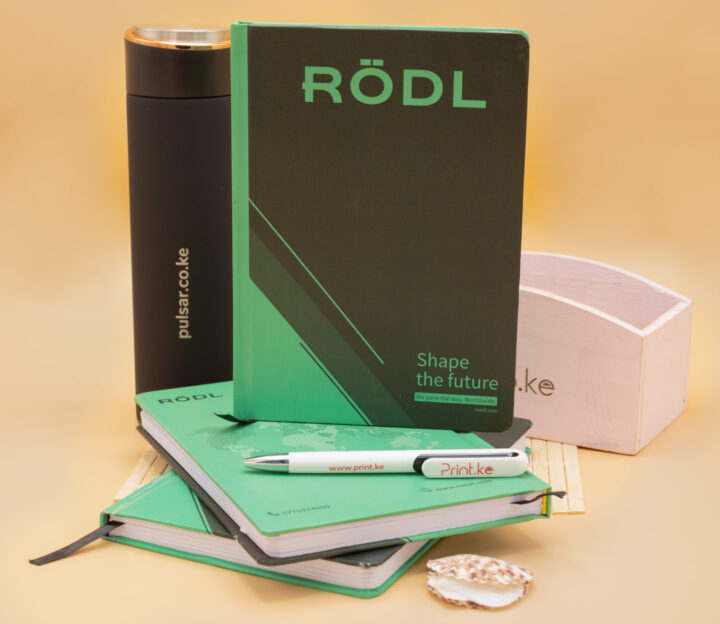 Custom branded notebooks design and printing Nairobi, Kenya